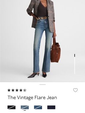 Madewell Vintage Flare Jeans — Medium Blue Wash